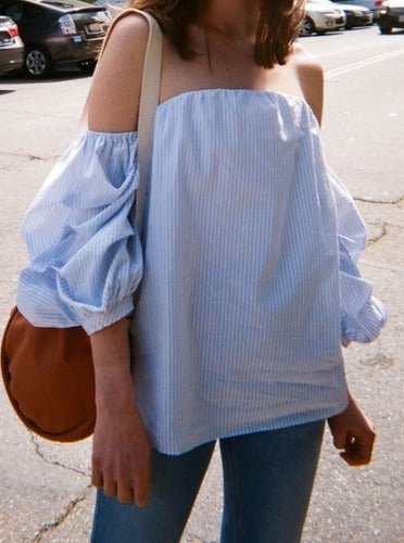 Blusas para mujer COLOR AZUL CIELO TALLA S REF LI828 Sale