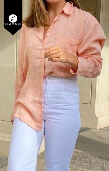 Blusas para mujer COLOR DURAZNO TALLA M REF LI5046 Sale