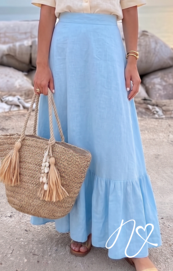 Faldas para mujer Niccola A-MAR NI1309 Faldas - Blanco