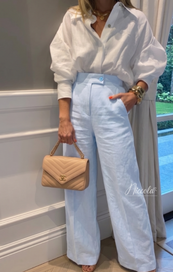 Sets Niccola A-MAR NI1339 Set pantalon - Blanco