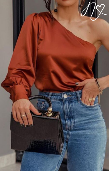 Blusas para mujer Niccola Valiente NI747 Casuales negro