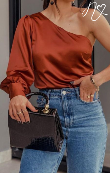 Blusas para mujer Niccola Valiente NI747 Casuales negro