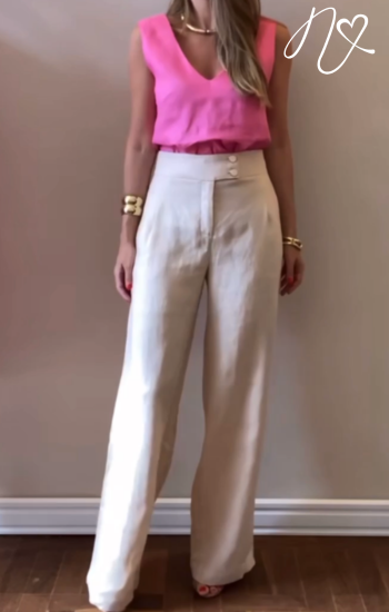 Sets Niccola Valiente NI748 Set pantalon avena