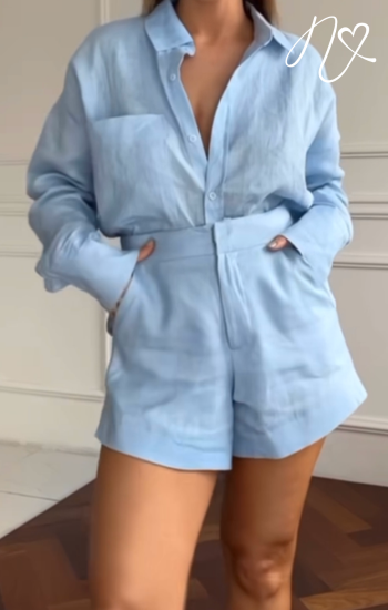 Sets Niccola Valiente NI750 Set pantalon azul cielo