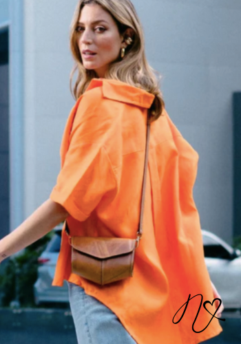 Blusas para mujer Niccola Cayena NI775 Camiseras naranja