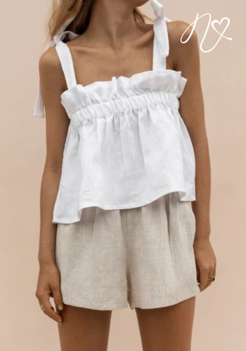 Blusas para mujer Niccola Cayena NI778 Básicas blanco