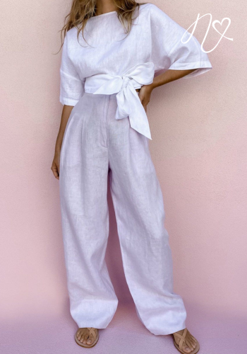 Blusas para mujer Niccola Cayena NI784 Casuales blanco