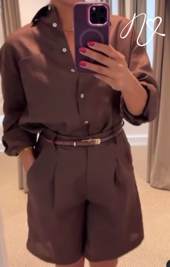 Sets Niccola Cayena NI796 Set pantalon marron