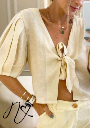 Blusas para mujer Niccola Gretta NI802 Casuales avena