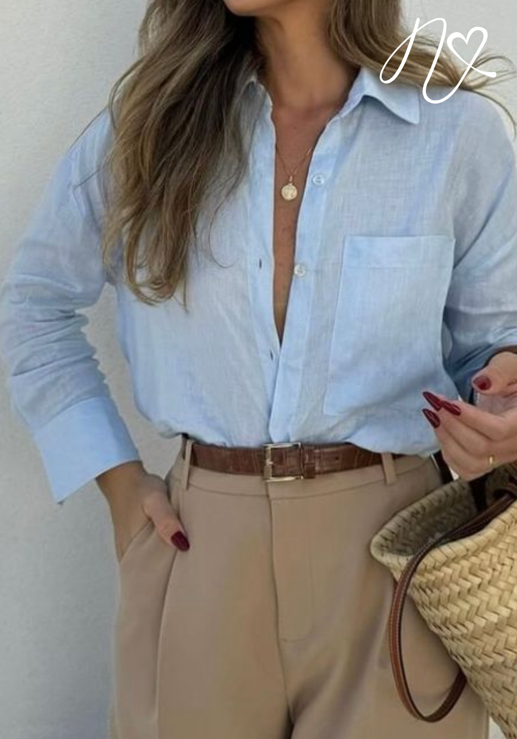 Blusas para mujer Niccola Novalee NI811 Camiseras azul cielo