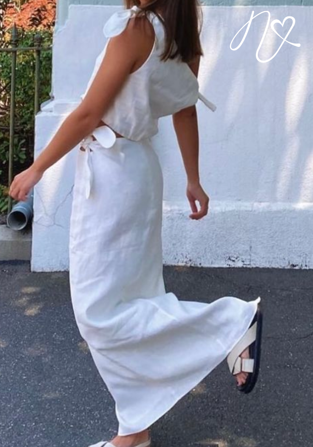 Sets Niccola Novalee NI815 Set pantalon blanco