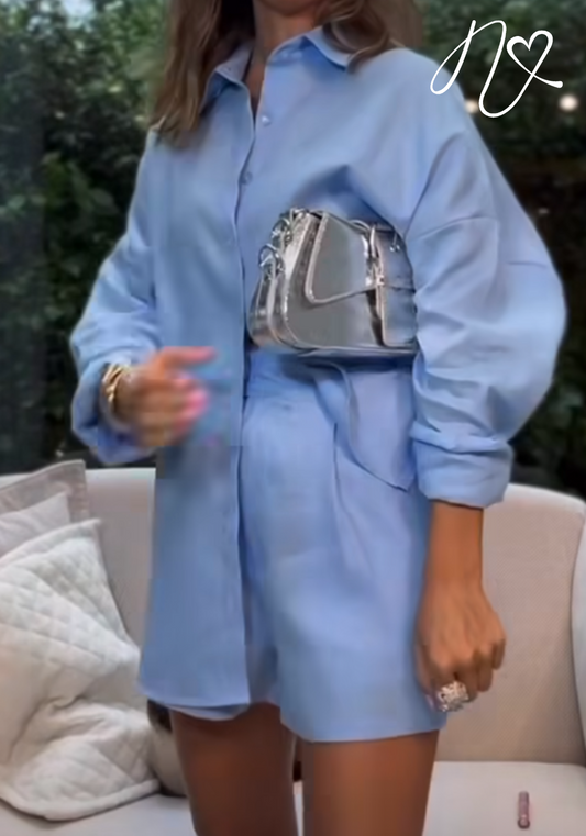 Sets Niccola Gretta NI820 Set pantalon azul cielo