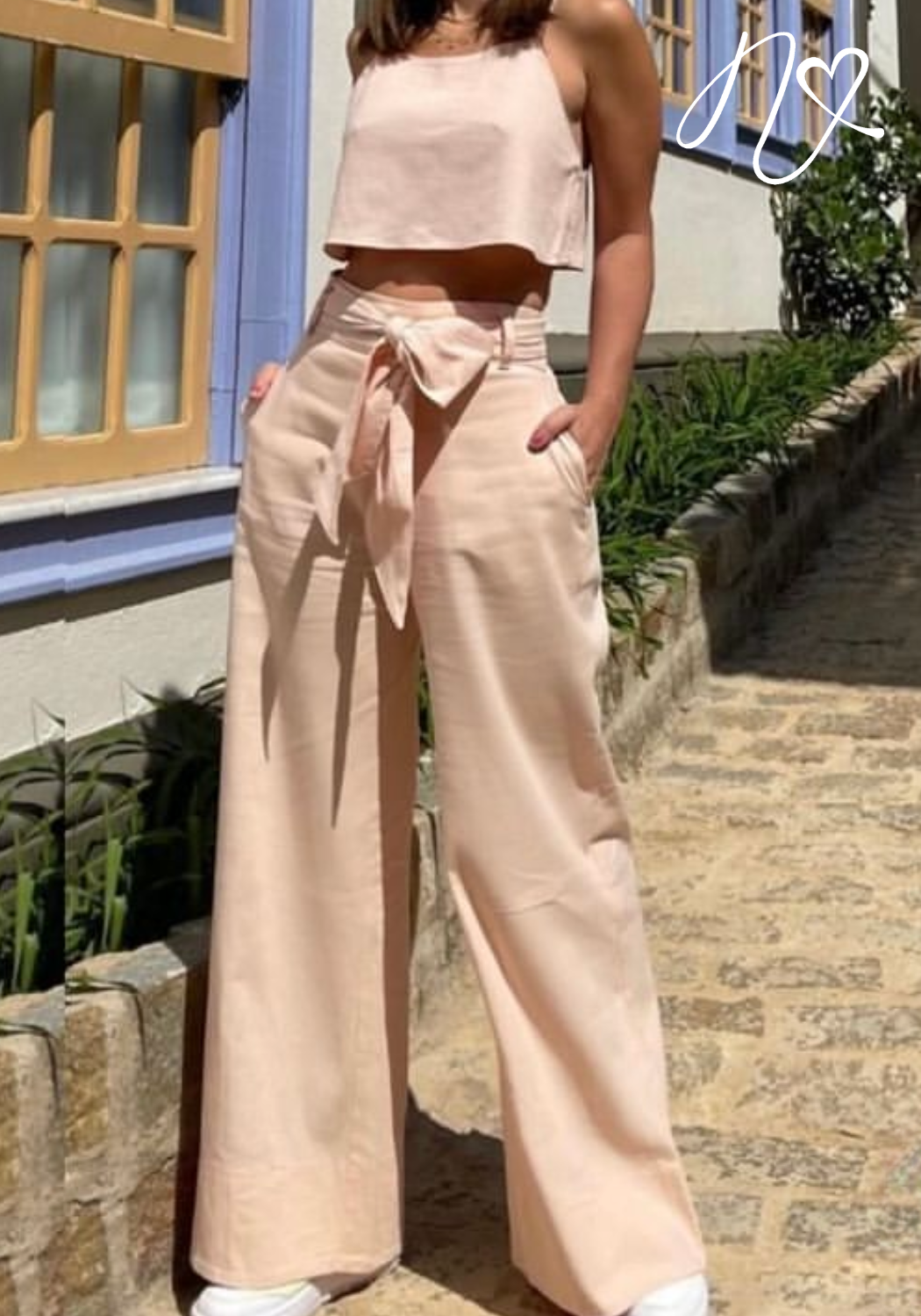 Sets Niccola Gretta NI822 Set pantalon avena