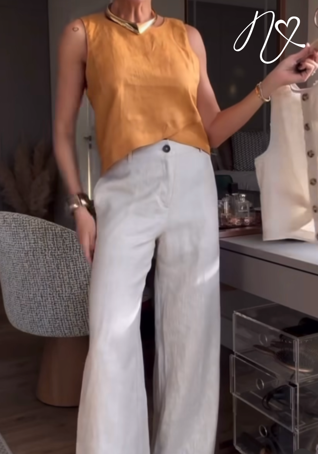 Sets Niccola Gretta NI824 Set pantalon blanco