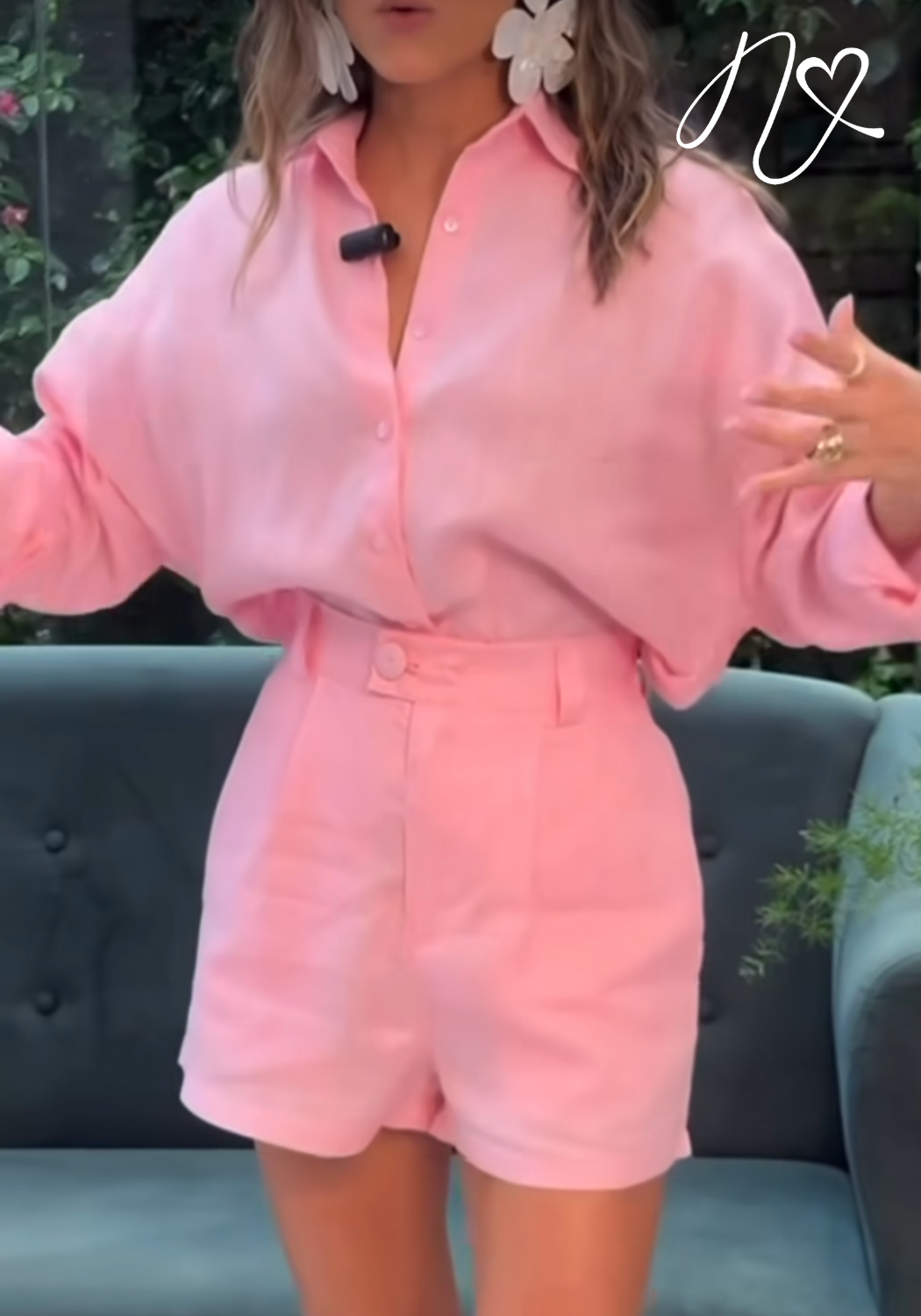 Sets Niccola Cayena NI830 Set pantalon rosa