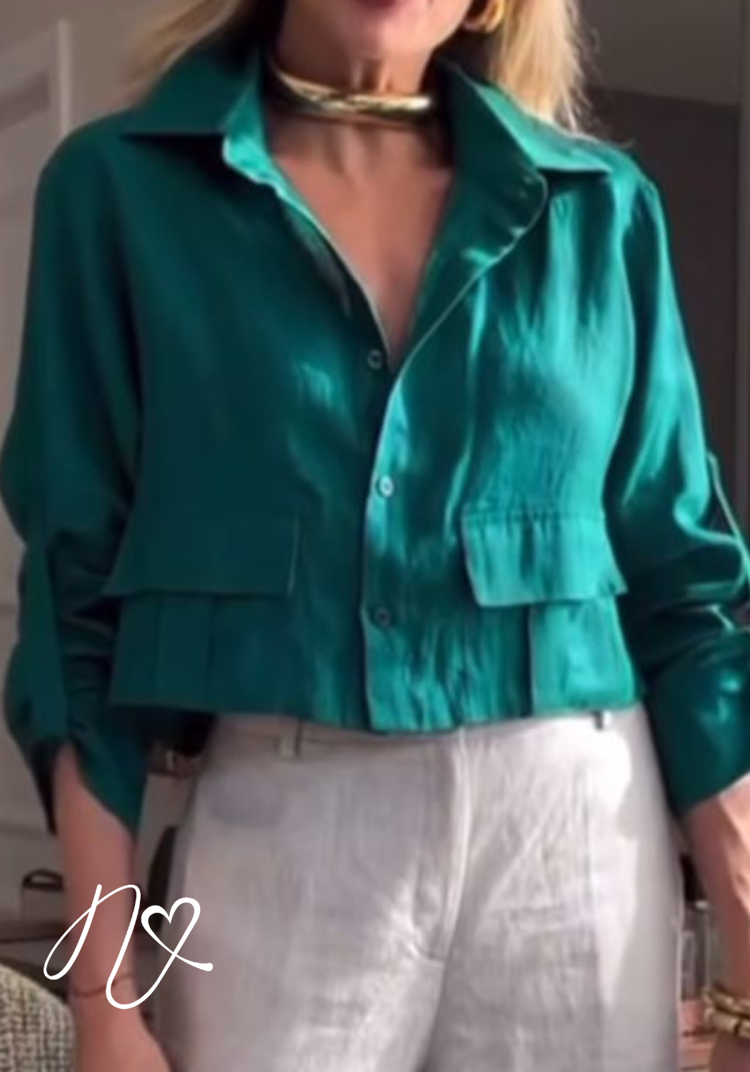 Blusas para mujer Niccola Cayena NI847 Camiseras avena