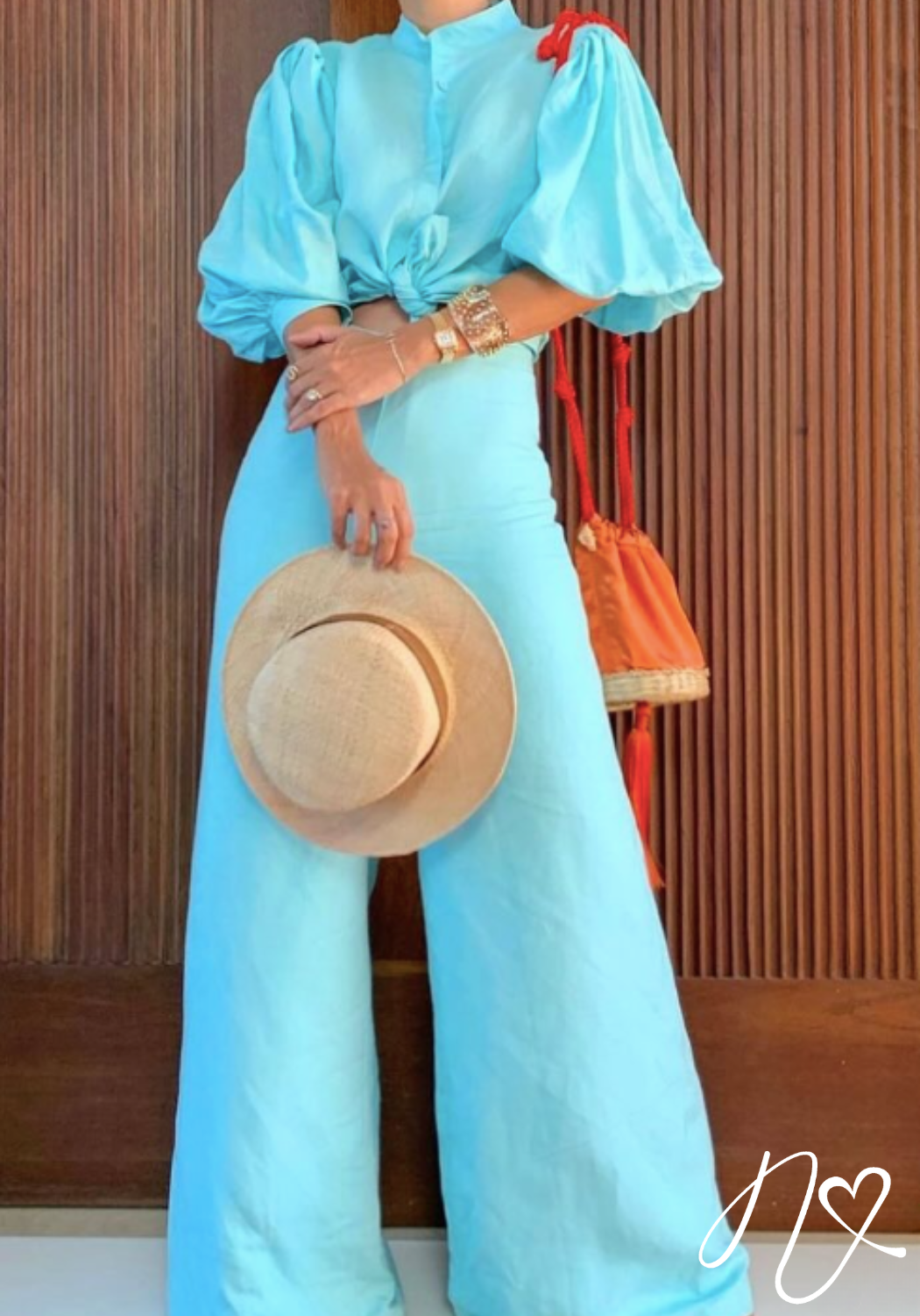 Sets Niccola Cayena NI858 Set pantalon azul cielo