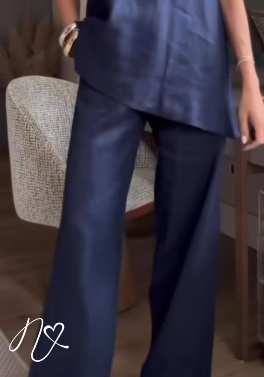 Pantalones Niccola Cayena NI875 Pantalones Largos azul