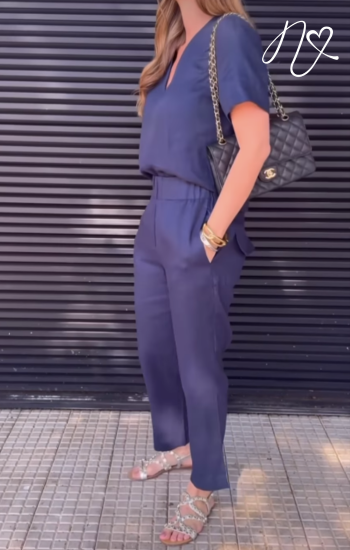 Sets Niccola Cayena NI882 Set pantalon azul turquie