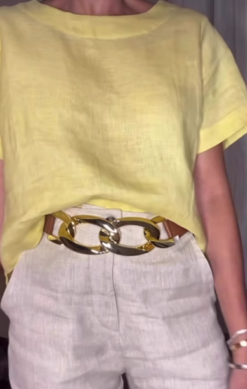 Sets Niccola Cayena NI885 Set pantalon avena