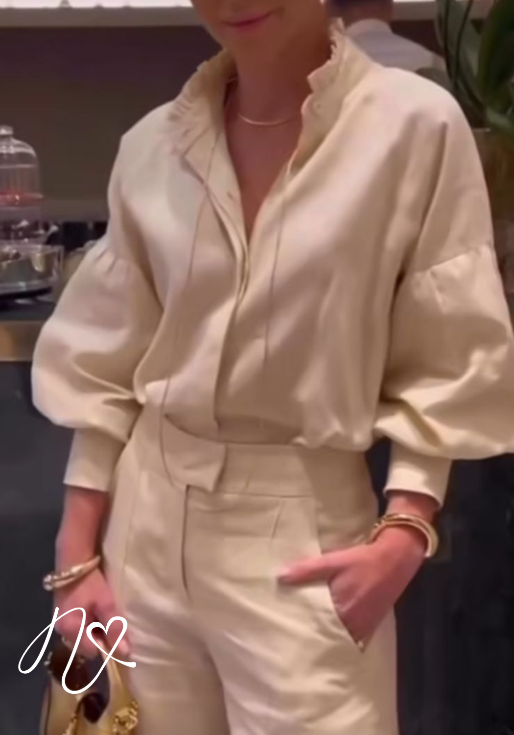 Blusas para mujer Niccola Cayena NI893 Casuales avena