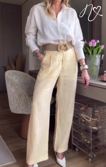 Sets Niccola Cayena NI901 Set pantalon blanco