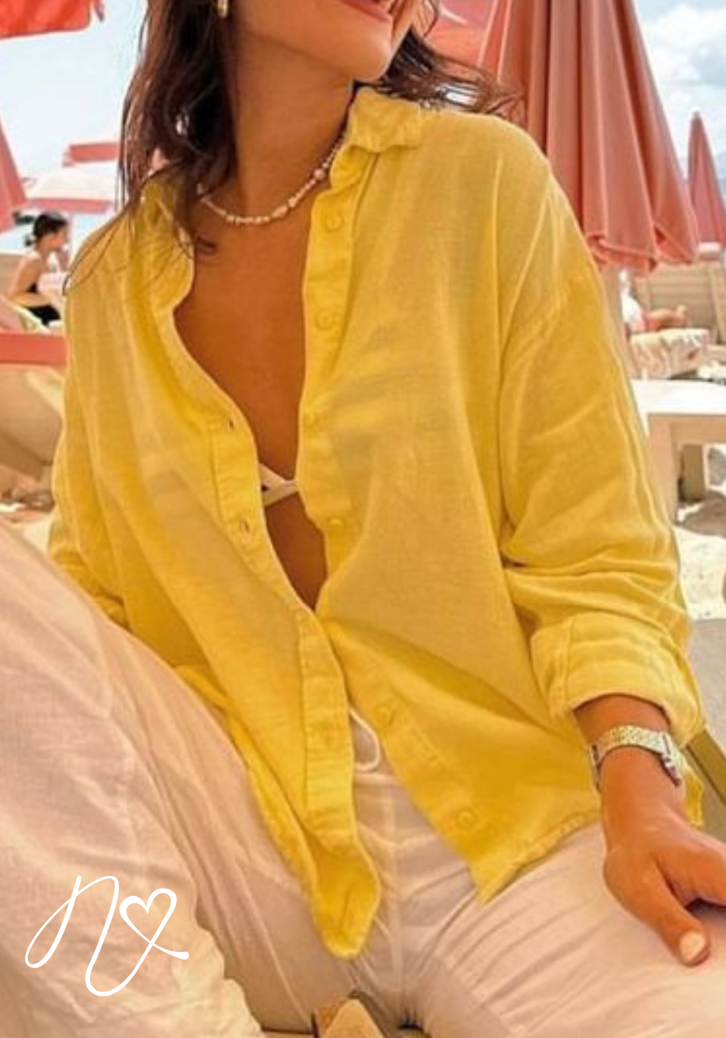 Blusas para mujer Niccola Cayena NI903 Camiseras amarillo