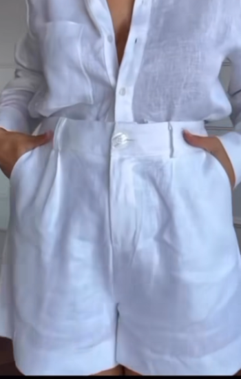Pantalones Niccola Cayena NI904 Shorts blanco