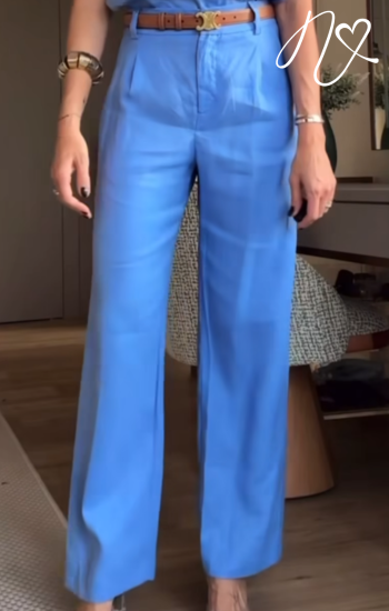 Pantalones Niccola Cayena NI909 Pantalones Largos azul cielo