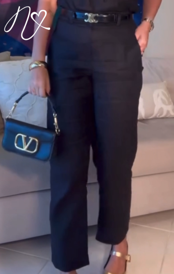 Pantalones Niccola Cayena NI910 Pantalones Largos negro