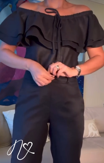 Blusas para mujer Niccola Cayena NI911 Casuales negro