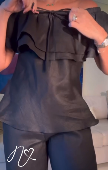 Blusas para mujer Niccola Cayena NI911 Casuales negro