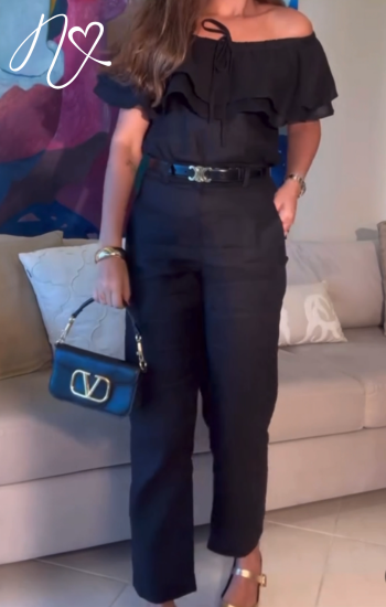 Sets Niccola Cayena NI912 Set pantalon negro