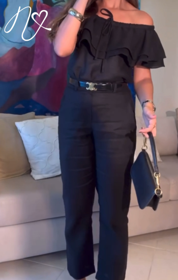 Sets Niccola Cayena NI912 Set pantalon negro