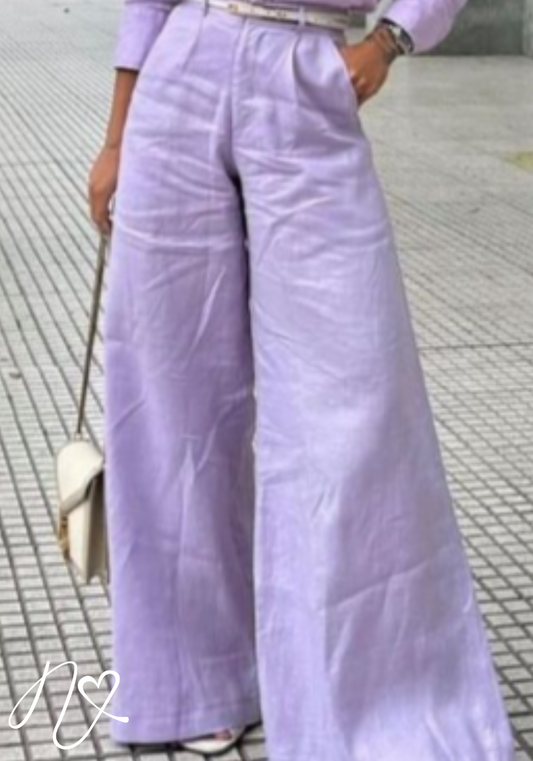 Pantalones Niccola Cayena NI916 Pantalones Largos lila