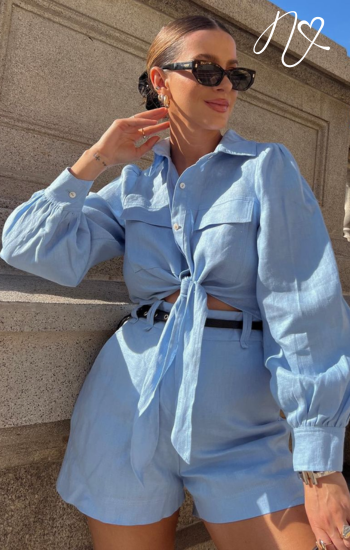 Sets Niccola Cayena NI929 Set pantalon azul cielo