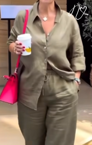 Blusas para mujer Niccola Cayena NI933 Camiseras verde militar