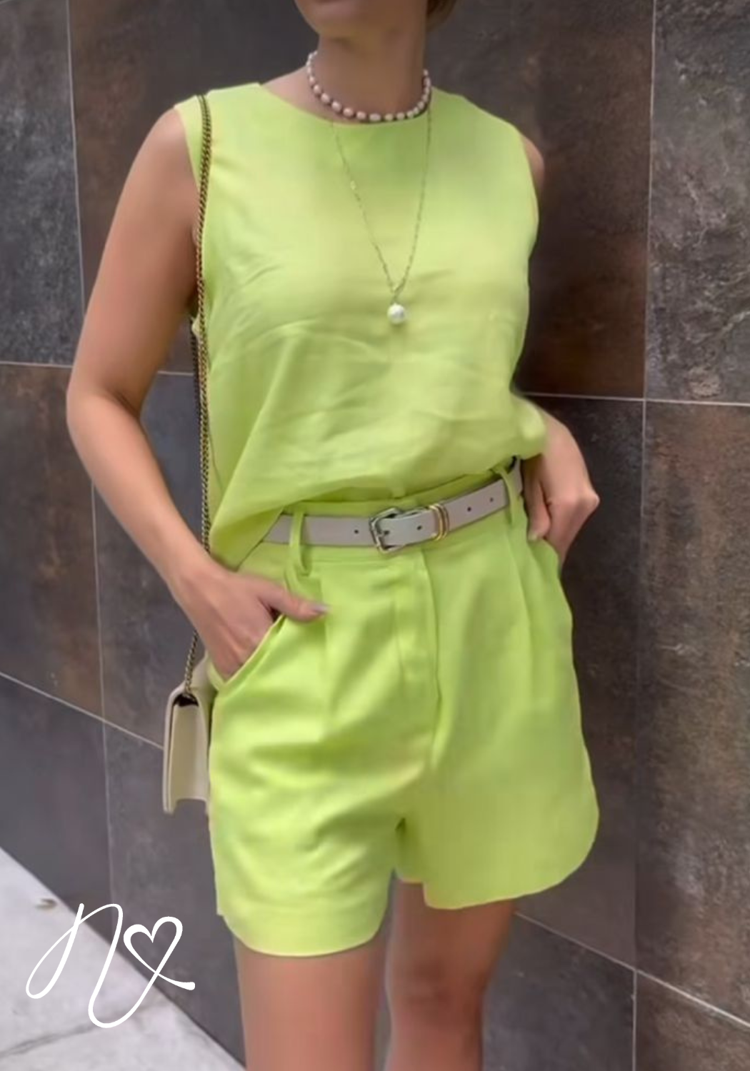 Sets Niccola Cayena NI934 Set pantalon verde esmeralda