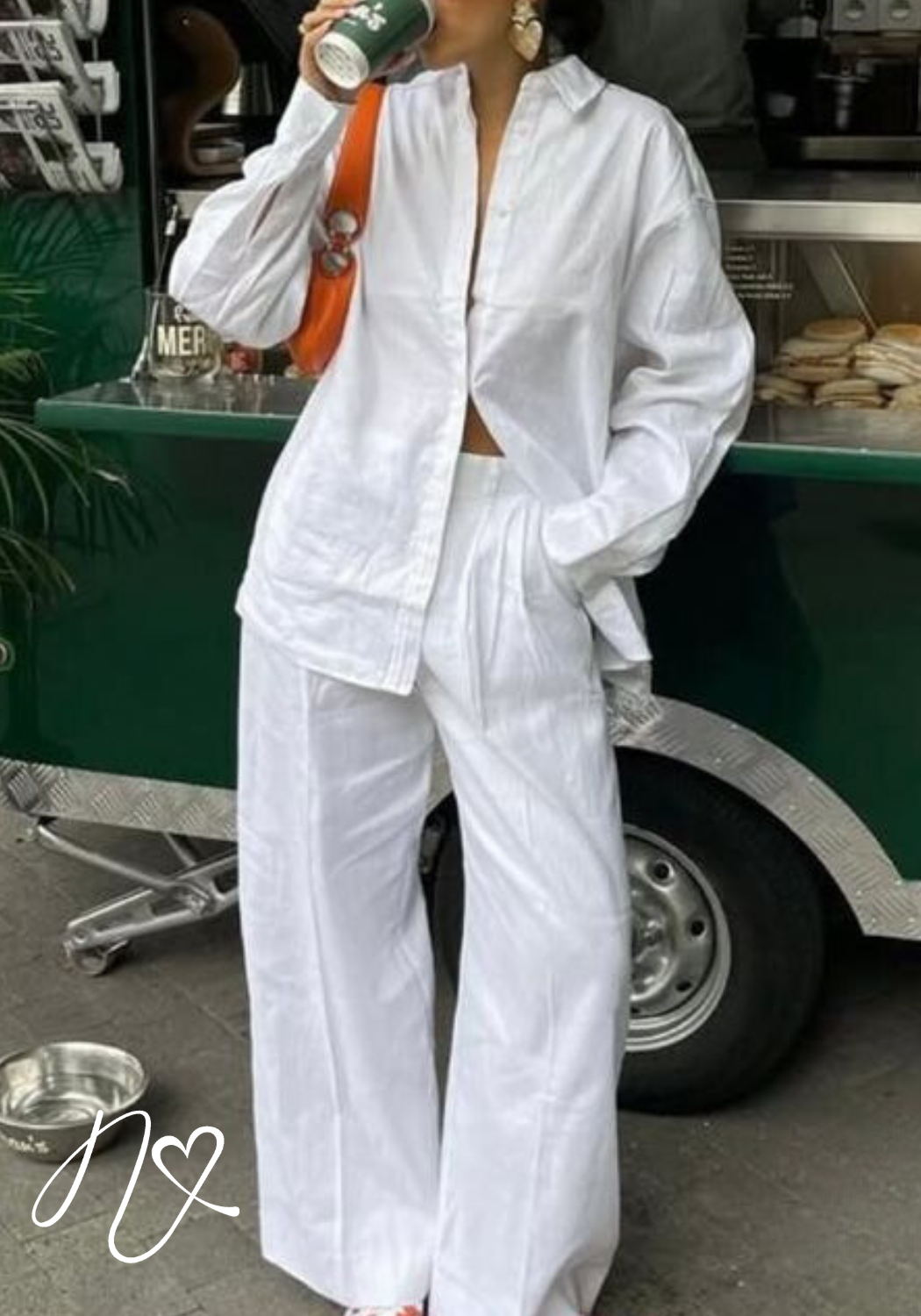 Sets Niccola Cayena NI936 Set pantalon blanco