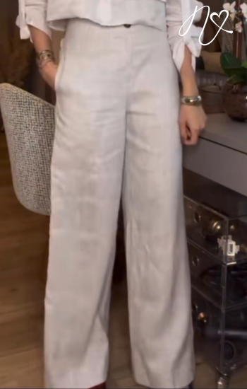 Pantalones Niccola Cayena NI941 Pantalones Largos avena