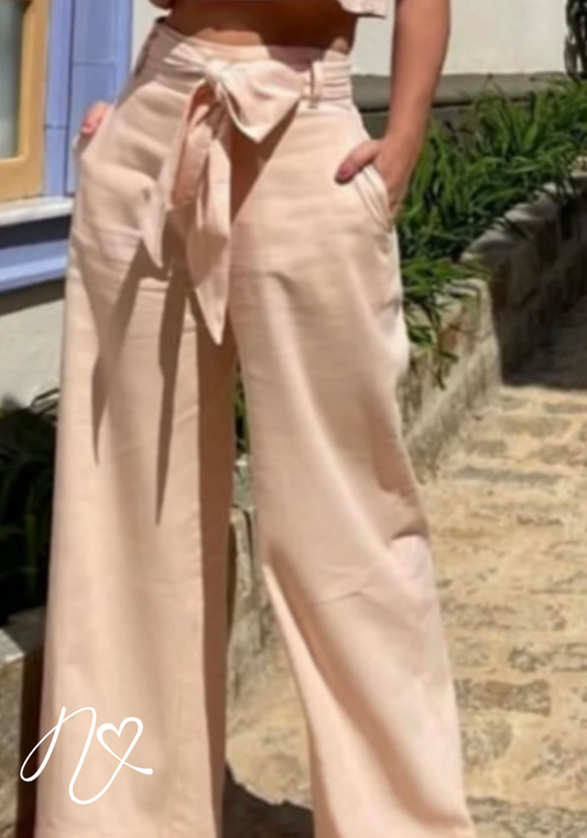 Pantalones Niccola Cayena NI946 Pantalones Largos avena