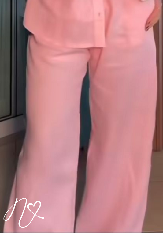 Pantalones Niccola Cayena NI961 Pantalones Largos rosado