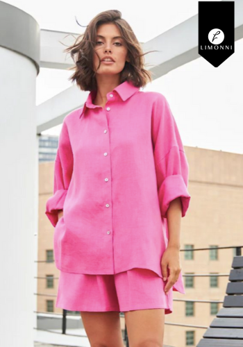 Sets Niccola Fiorire NI693 Set pantalon fuscia