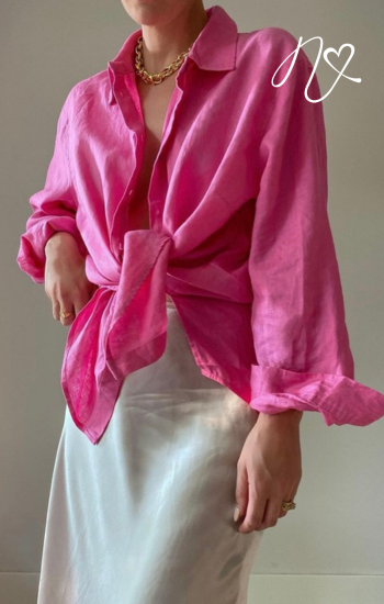 Blusas para mujer Limonni Valiente NI694 Camiseras fuscia