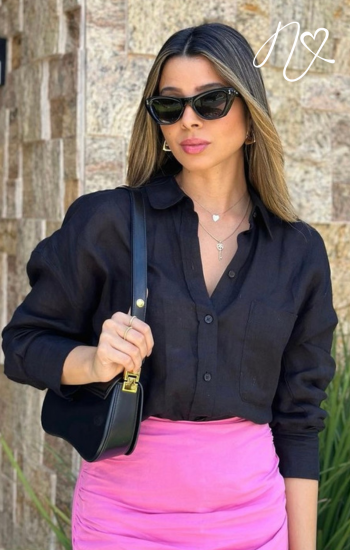 Blusas para mujer Niccola Mailía NI702 Camiseras negro