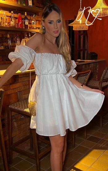 Vestidos para mujer Niccola Mailía NI712 Cortos elegantes blanco