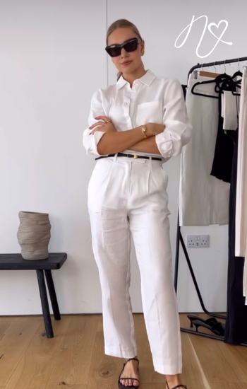 Sets Niccola Mailía NI713 Set pantalon blanco