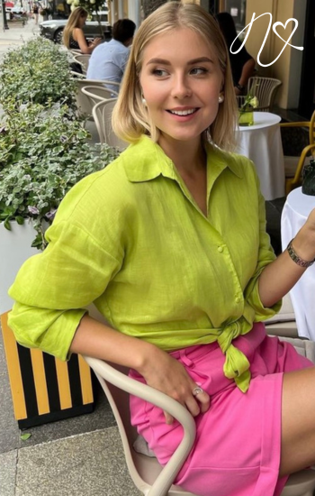 Blusas para mujer Niccola Valiente NI716 Camiseras verde