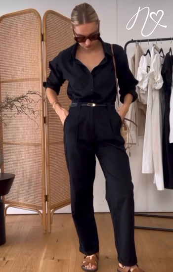 Sets Niccola Valiente NI722 Set pantalon negro