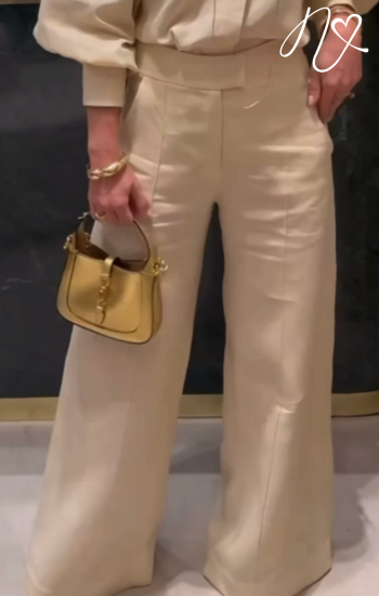 Pantalones Niccola Valiente NI737 Pantalones Largos avena